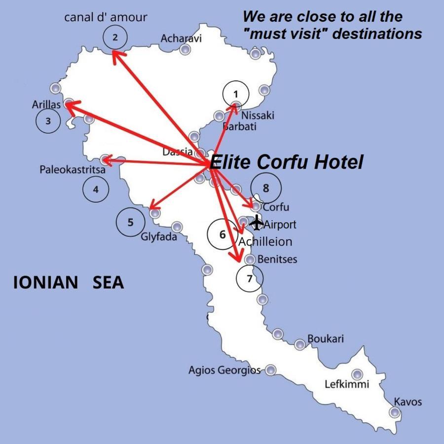 Elite Corfu Sea View Rooms Limni  Exterior foto