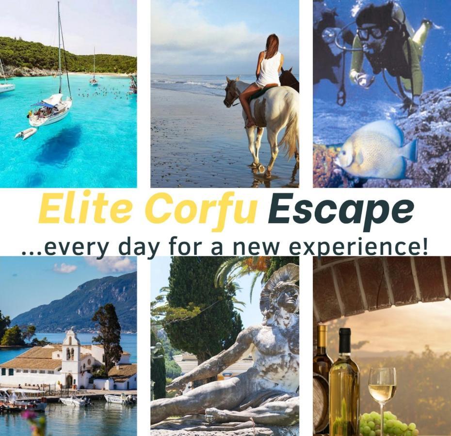 Elite Corfu Sea View Rooms Limni  Exterior foto